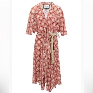 Alexis Sania Handkerchief boho beach flowy coquette pink Dress size xs 0-2